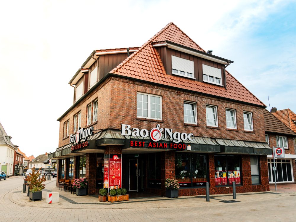 Außenansicht des Bao Ngoc Restaurants in Friesoythe